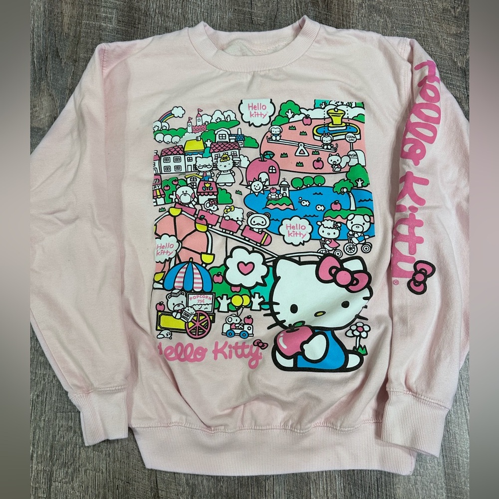 Sanrio Pink Hello Kitty Women’s Sweatshirt